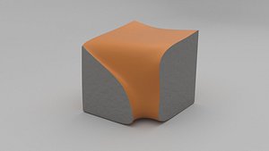 3D eroded stool model