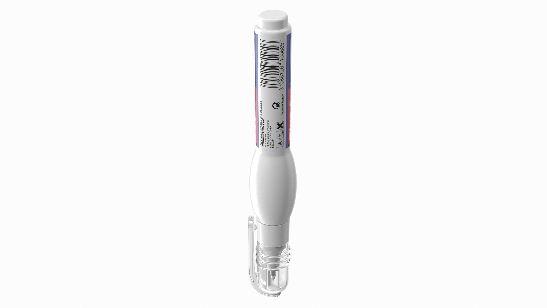 Tipp Ex Shake n Squeeze Correction Fluid Pen 3D Model $24 - .3ds