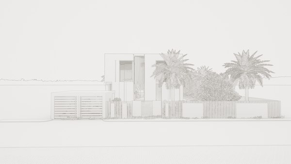 modelo 3d Diseño de villa moderna con Revit - TurboSquid 2036971