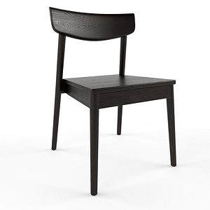 3D model Maddie Dining Chair-Black