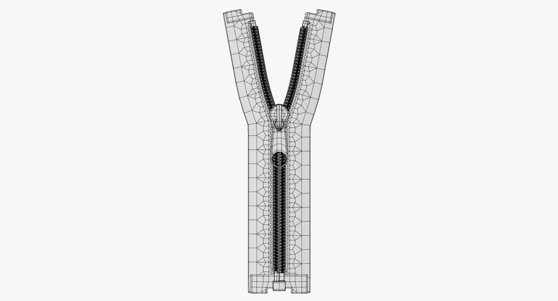 3D Nylon Zipper - TurboSquid 1249661
