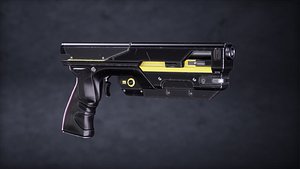 3D model Futuristic Pistol Pack 3