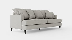 Los Angeles sofa sand 3D model