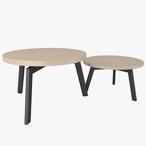 Round Coffee Table 3D model