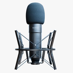 Realistic Studio Microphone 3D model