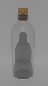 pbr bottle 3D model