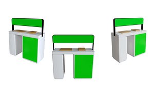 Table Display Exhibition 3D model