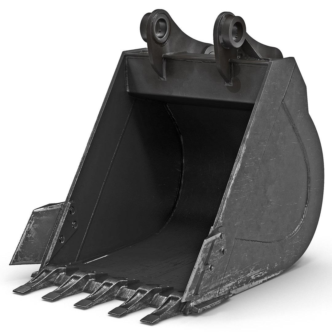 Excavator Bucket 3D model preview