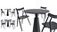 Pointe Zanat table and Arflex Lizzy chair