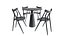 Pointe Zanat table and Arflex Lizzy chair