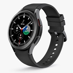 Samsung Galaxy Watch 4 Classic Black 3D model - Download