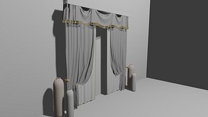 Gypsy Curtain 3D model