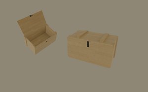 3D military ammo crate