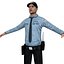 Security Guard LOD2 Rigged Pack