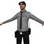 Security Guard LOD2 Rigged Pack