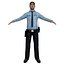 Security Guard LOD2 Rigged Pack
