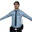 Security Guard LOD2 Rigged Pack