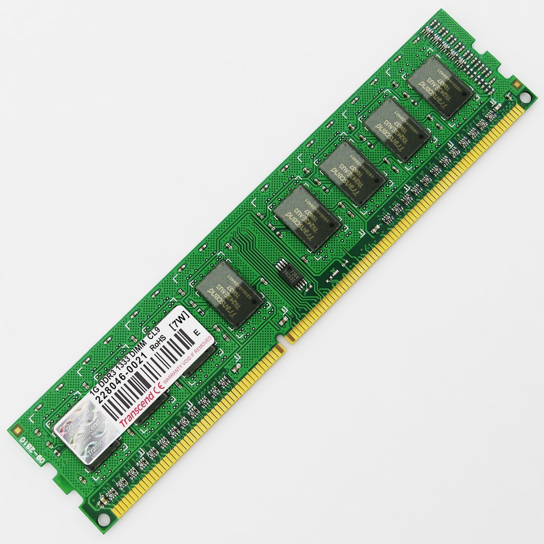 3D Ddr3 Ram Model - TurboSquid 1496971