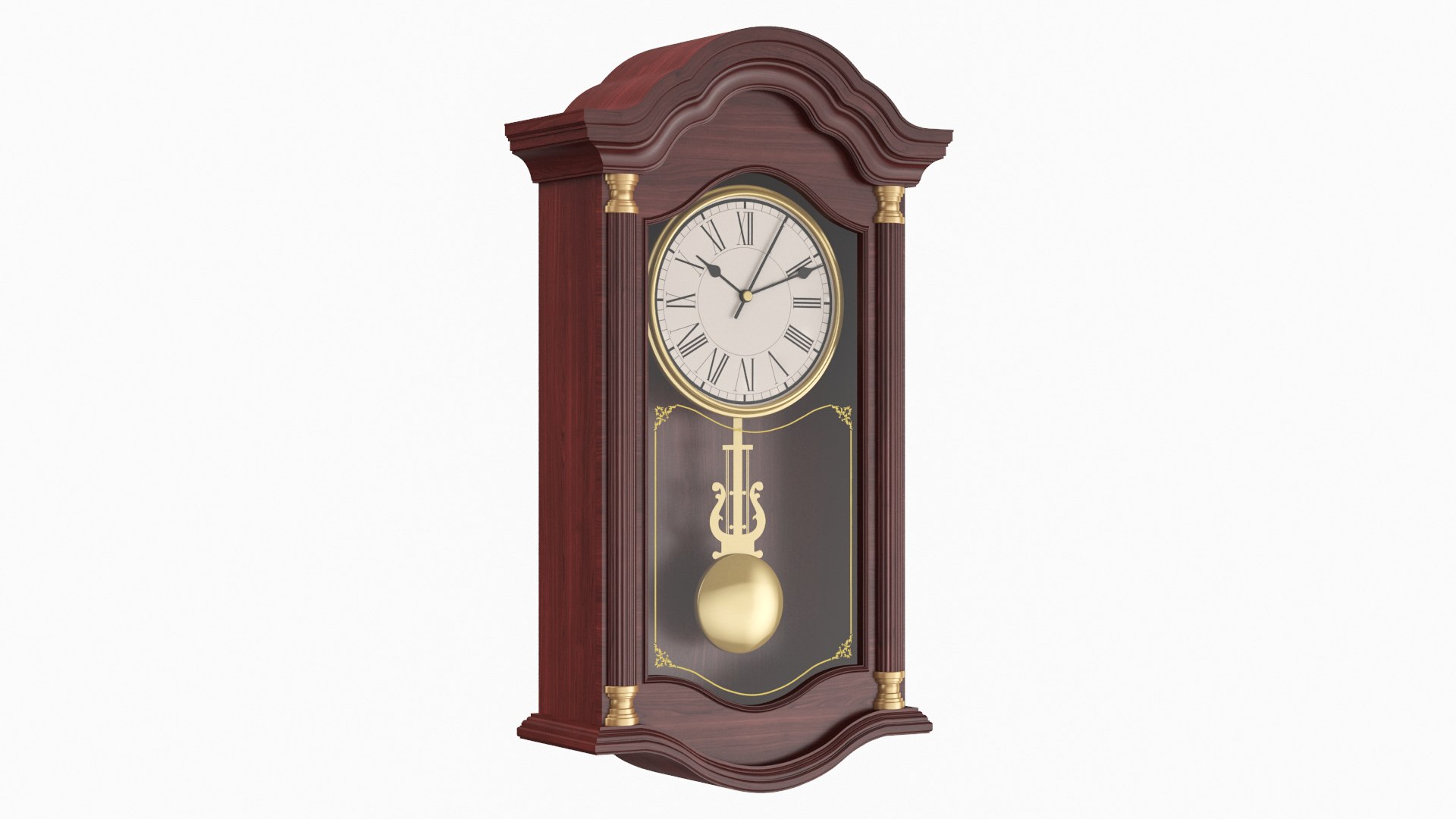 3D Model Classic Wall Clock 01 - TurboSquid 2159733