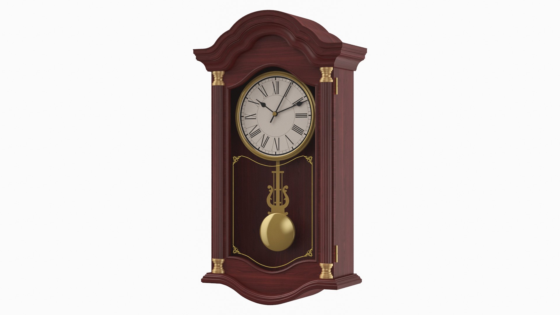 3D Model Classic Wall Clock 01 - TurboSquid 2159733