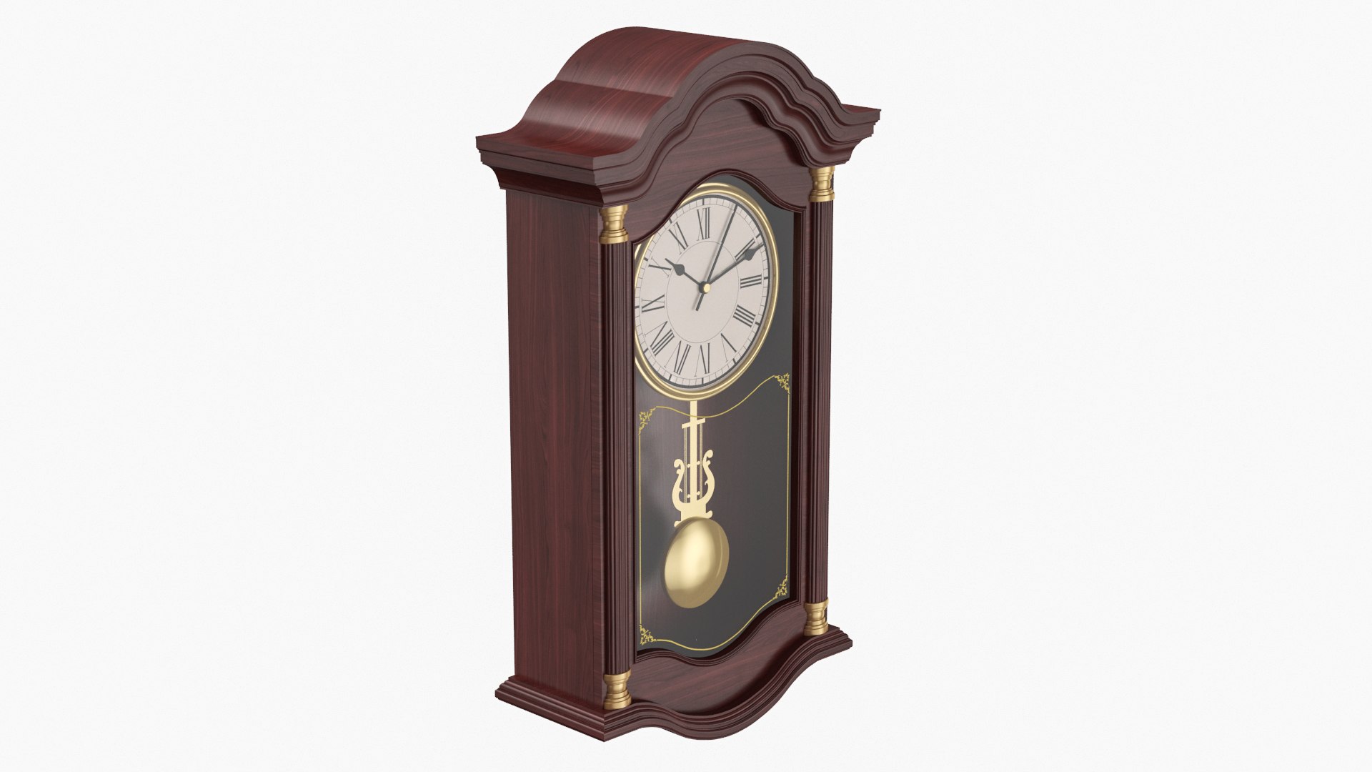 3D Model Classic Wall Clock 01 - TurboSquid 2159733