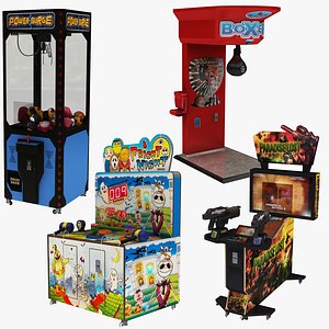 3D arcade machine boxing