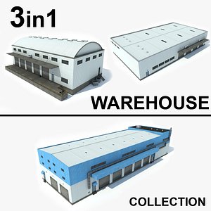 3 warehouse 1 3D model