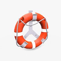 Life Buoy Low-poly PBR