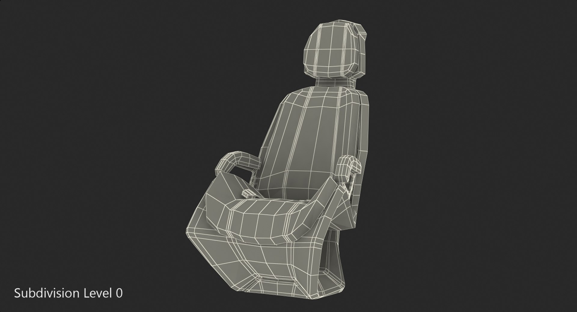 Hyperloop seat 3D model - TurboSquid 1290351