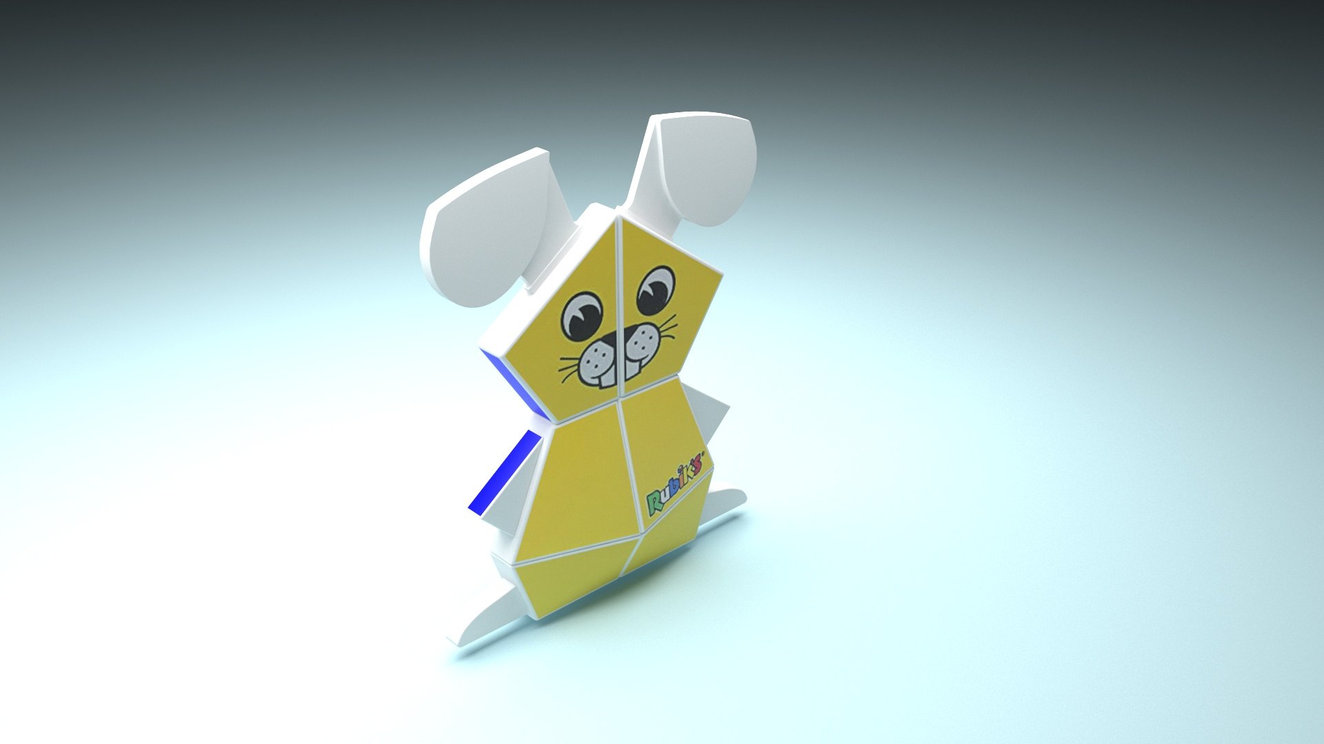 Bunny Rubiks Cube Model - TurboSquid 1805599