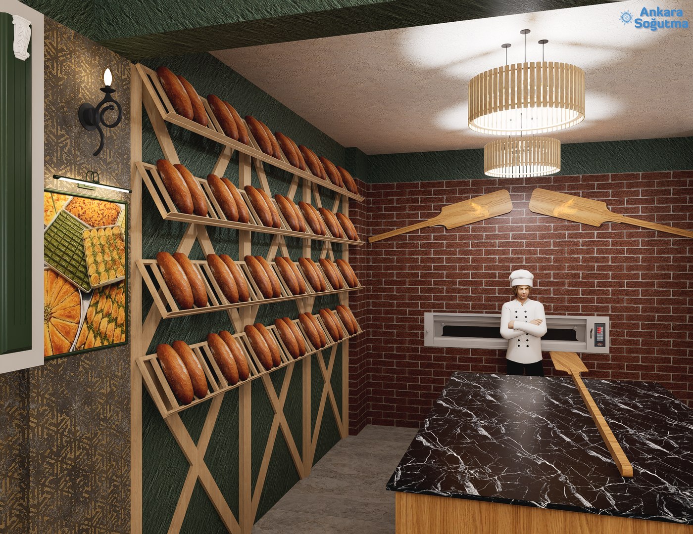 3D Pastry Bakery - TurboSquid 2313627