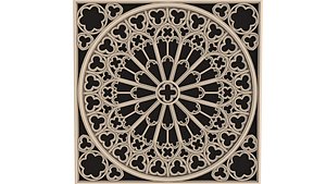 Notre Dame Cathedral Gothic Rose Window