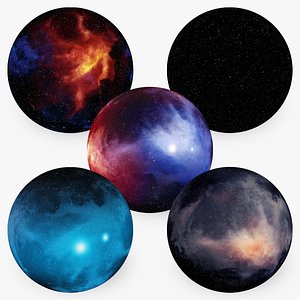 3D Space and Skies model