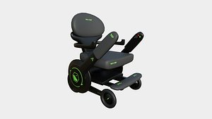 3D model Tech Wheelchair B05 Carbon Fiber - Disability Character Design