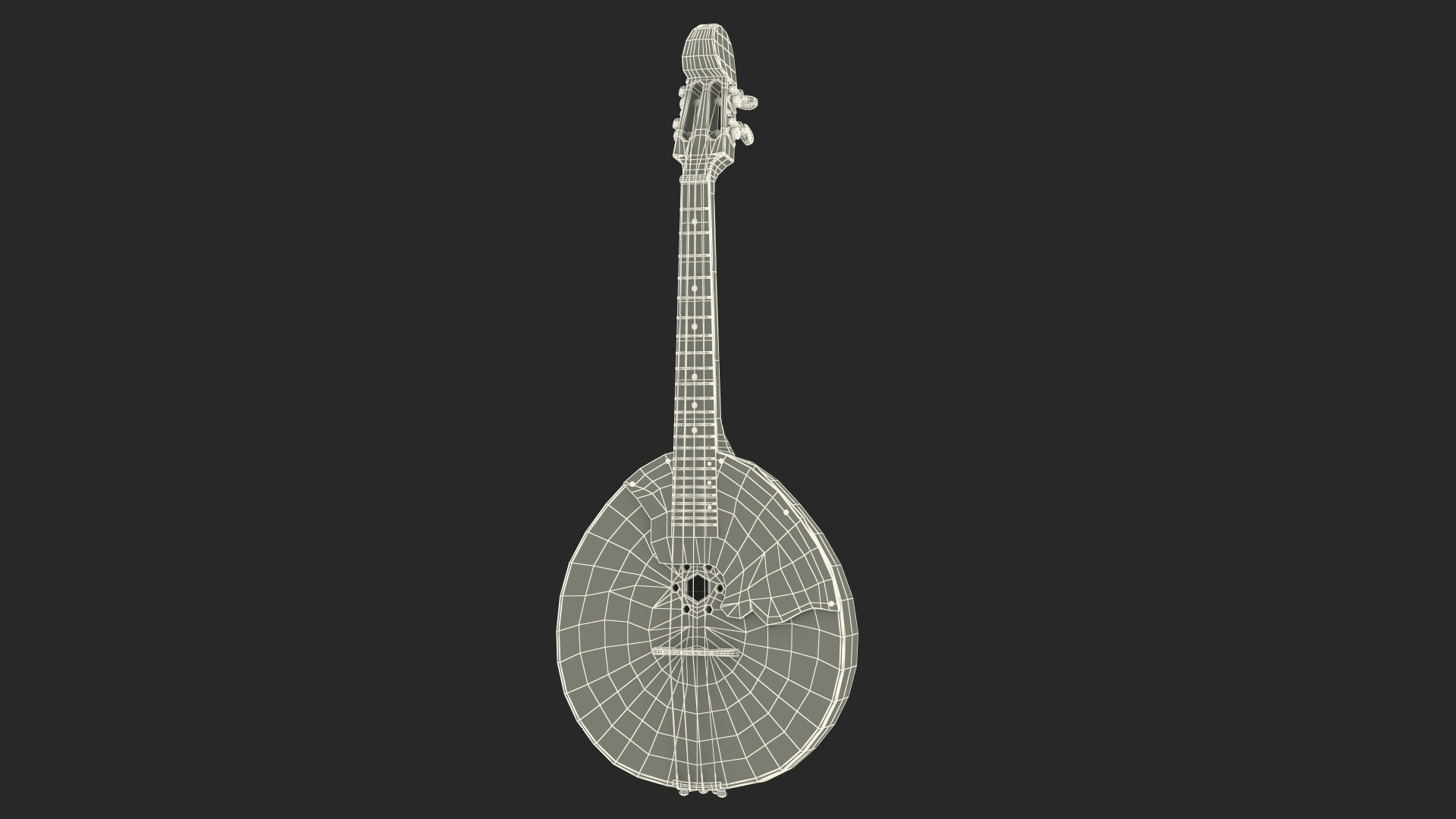 3D Model Domra Prima String Folk TurboSquid 1625174
