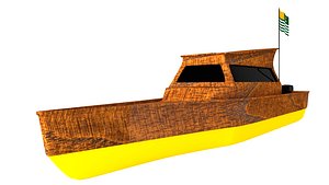 Azad Kashmir Wooden Boat