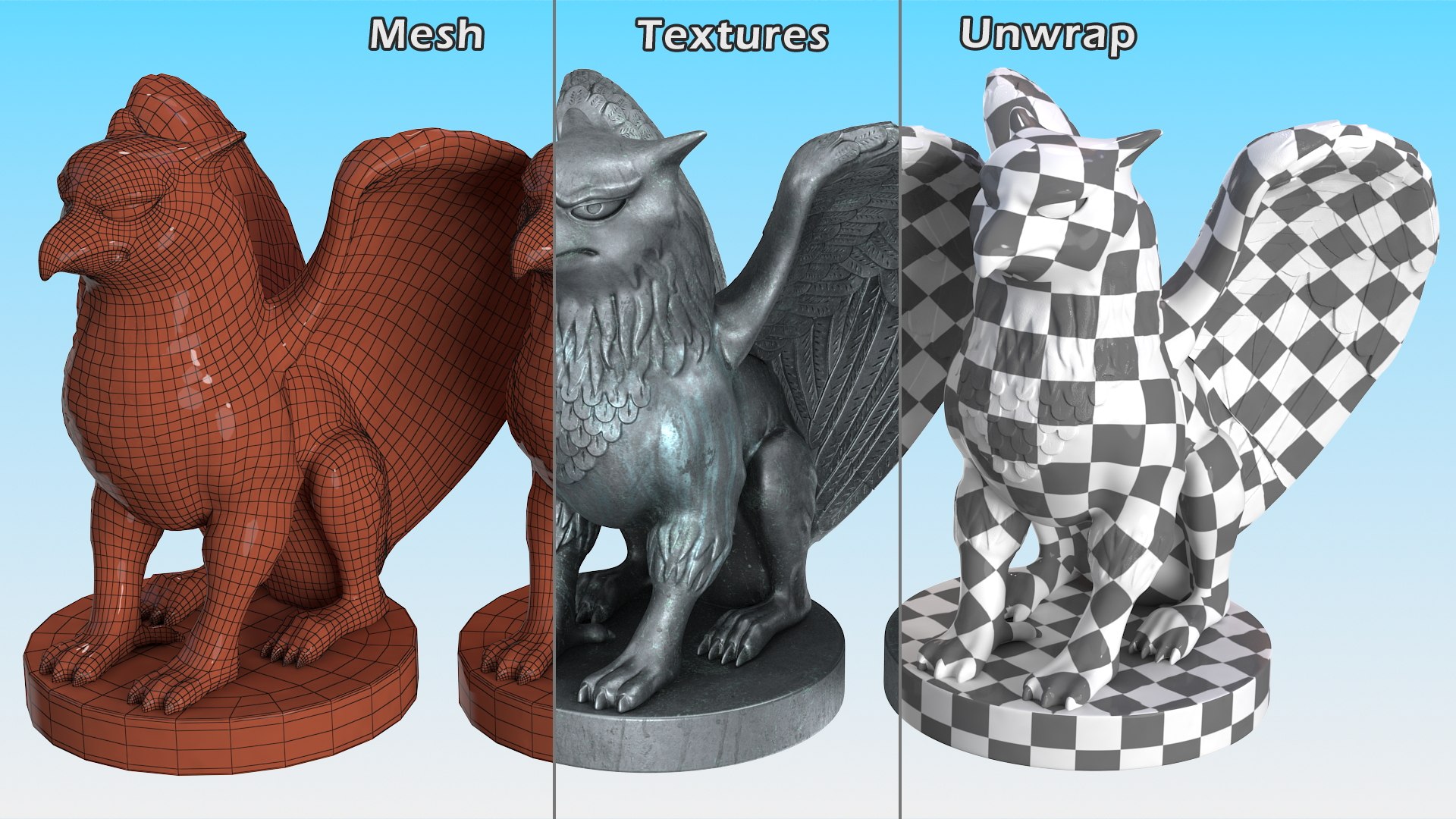 3D Griffin Statue Bronze https://p.turbosquid.com/ts-thumb/Ay/h1IbKi/yR/griffinstatuebronzevray3dmodel015/jpg/1659947068/1920x1080/fit_q87/6ca9c0fef5fc860117aac246a57812bce06d4c39/griffinstatuebronzevray3dmodel015.jpg