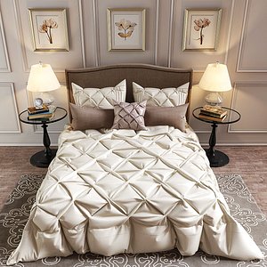 bedding set madison park 3D model