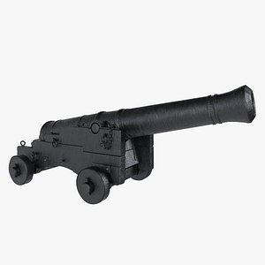 3D model Realistic Cannon