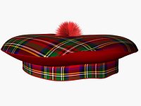 Scotish tartan hat