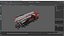 Mobile Concrete Pump Truck Red 3D model