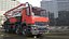 Mobile Concrete Pump Truck Red 3D model
