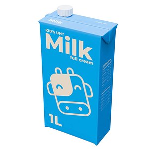 Milk 1 L 3D model