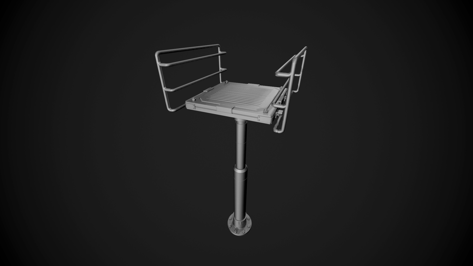 3D Scifi Elevator Platform Model - TurboSquid 1269553