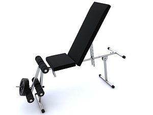 3d exercise equipment model