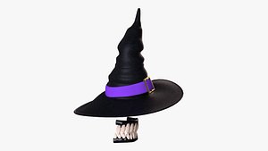 witch hat fangs 3D model