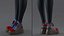 Fashionate donna cinese truccata per Cinema 4D