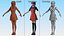 Fashionate donna cinese truccata per Cinema 4D