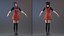 Fashionate donna cinese truccata per Cinema 4D