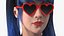 Fashionate donna cinese truccata per Cinema 4D